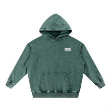 Load image into Gallery viewer, Don't fit In | MISFIT | Snow Wash Hand-Frayed Heavyweight Hoodie