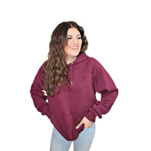 Load image into Gallery viewer, Power of the Cross | Unisex Eco Raglan Hoodie