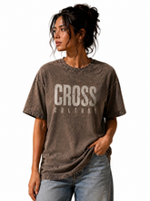 Load image into Gallery viewer, Don't Fit In | RENEWED | Unisex Oversized Snow Washed T-shirt
