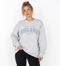 Load image into Gallery viewer, ORGANIC | CULTIVATED | Heather Gray | Galatians 5:22 | Unisex | Oversized Fit | Crewneck