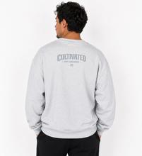 Load image into Gallery viewer, CULTIVATED | Heather Gray | Galatians 5:22 | Unisex Crewneck