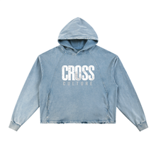 Load image into Gallery viewer, Don't Fit In | Unisex | Vintage Washed Frayed-Hem Hoodie