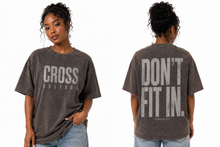 Load image into Gallery viewer, Don't Fit In | RENEWED | Unisex Oversized Snow Washed T-shirt