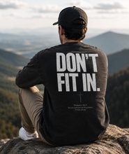 Load image into Gallery viewer, Don't Fit In | MISFIT | Unisex Oversized Acid Wash Long Sleeve T-Shirt