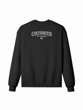 Load image into Gallery viewer, CULTIVATED | Black | Galatians 5:22 | Unisex Crewneck