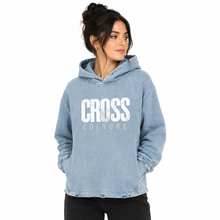 Load image into Gallery viewer, Don't Fit In | Unisex | Vintage Washed Frayed-Hem Hoodie