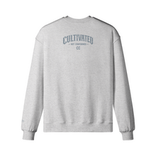 Load image into Gallery viewer, ORGANIC | CULTIVATED | Heather Gray | Galatians 5:22 | Unisex | Oversized Fit | Crewneck