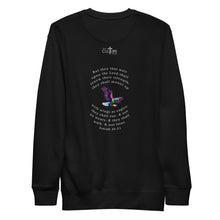 Load image into Gallery viewer, Wings As Eagles | Isaiah 40:31 | Unisex Premium Sweatshirt