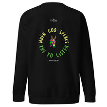 Load image into Gallery viewer, Balaam's Donkey | Numbers 22:28 | Unisex Premium Sweatshirt