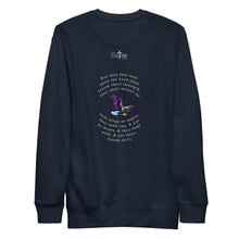Load image into Gallery viewer, Wings As Eagles | Isaiah 40:31 | Unisex Premium Sweatshirt