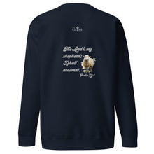 Load image into Gallery viewer, Good Shepherd | Psalm 23:1 | Unisex Premium Sweatshirt