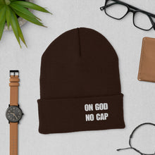 Load image into Gallery viewer, On God | No Cap | Cuffed Beanie