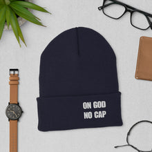 Load image into Gallery viewer, On God | No Cap | Cuffed Beanie