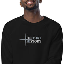 Load image into Gallery viewer, His Story | Unisex Organic Raglan Sweatshirt