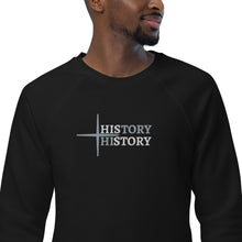 Load image into Gallery viewer, His Story | Unisex Organic Raglan Sweatshirt