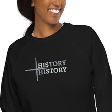 Load image into Gallery viewer, His Story | Unisex Organic Raglan Sweatshirt