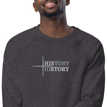 Load image into Gallery viewer, His Story | Unisex Organic Raglan Sweatshirt