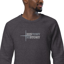 Load image into Gallery viewer, His Story | Unisex Organic Raglan Sweatshirt