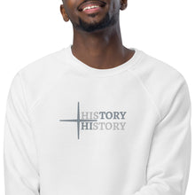 Load image into Gallery viewer, His Story | Unisex Organic Raglan Sweatshirt