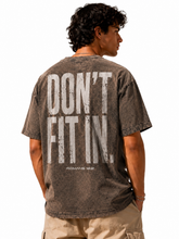 Load image into Gallery viewer, Don't Fit In | RENEWED | Unisex Oversized Snow Washed T-shirt
