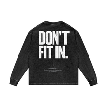 Load image into Gallery viewer, MISFIT Acid Wash Oversize Long Sleeve T-Shirt
