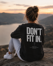 Load image into Gallery viewer, Don't Fit In | MISFIT | Unisex Oversized Acid Wash Long Sleeve T-Shirt
