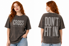 Load image into Gallery viewer, Don't Fit In | RENEWED | Unisex Oversized Snow Washed T-shirt
