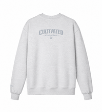 Load image into Gallery viewer, CULTIVATED | Heather Gray | Galatians 5:22 | Unisex Crewneck
