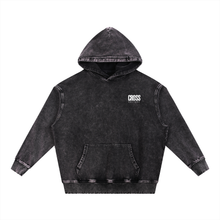 Load image into Gallery viewer, Don't fit In | MISFIT | Snow Wash Hand-Frayed Heavyweight Hoodie

