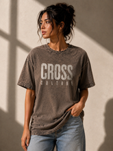 Load image into Gallery viewer, Don't Fit In | RENEWED | Unisex Oversized Snow Washed T-shirt
