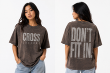 Load image into Gallery viewer, Don't Fit In | RENEWED | Unisex Oversized Snow Washed T-shirt
