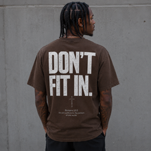 Load image into Gallery viewer, Don't Fit In | MISFIT | Heavyweight Vintage Washed Frayed T-Shirt
