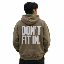 Load image into Gallery viewer, Don't fit In | MISFIT | Snow Wash Hand-Frayed Heavyweight Hoodie
