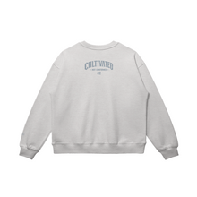 Load image into Gallery viewer, ORGANIC | CULTIVATED | Heather Gray | Galatians 5:22 | Unisex | Oversized Fit | Crewneck
