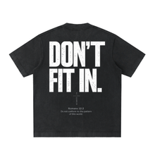Load image into Gallery viewer, Don't Fit In | MISFIT | Heavyweight Vintage Washed Frayed T-Shirt
