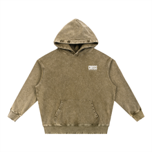 Load image into Gallery viewer, Don't fit In | MISFIT | Snow Wash Hand-Frayed Heavyweight Hoodie
