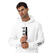 Load image into Gallery viewer, 1 John 4:4 | Unisex Eco Raglan Hoodie
