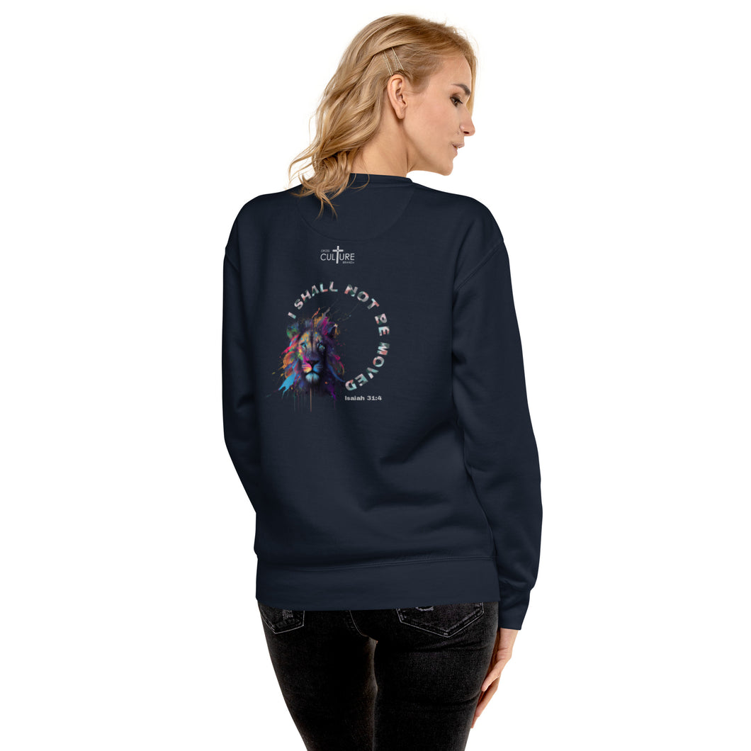 Lion of Judah | Isaiah 31:4 | Unisex Premium Sweatshirt