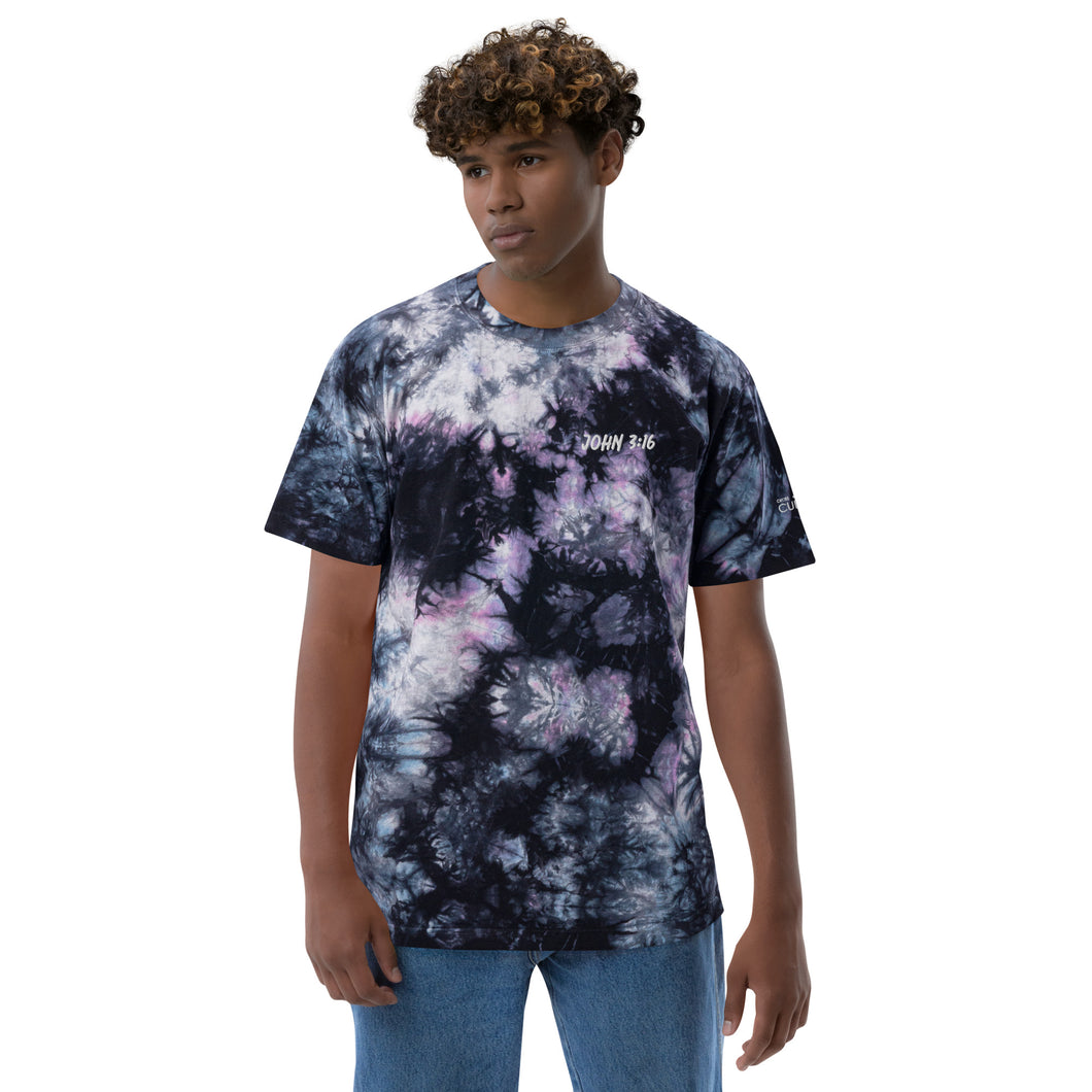 John 3:16 | Oversized Tie-Dye T-Shirt