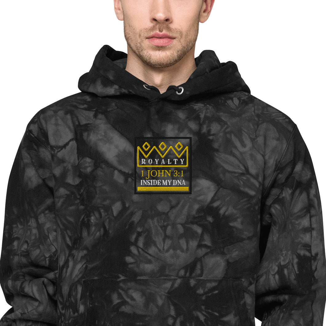 Royalty | Inside My DNA | Unisex Champion Tie-Dye Hoodie
