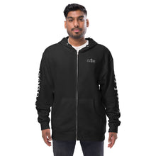 Load image into Gallery viewer, 1 John 4:8 | God is Love | Unisex Fleece Zip Up Hoodie
