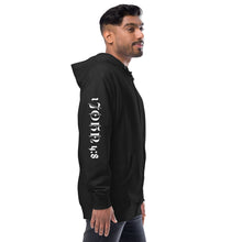Load image into Gallery viewer, 1 John 4:8 | God is Love | Unisex Fleece Zip Up Hoodie
