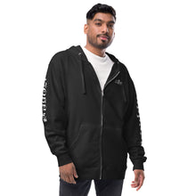 Load image into Gallery viewer, 1 John 4:8 | God is Love | Unisex Fleece Zip Up Hoodie
