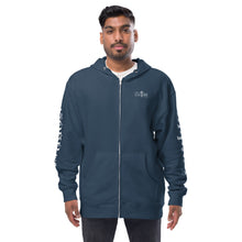 Load image into Gallery viewer, 1 John 4:8 | God is Love | Unisex Fleece Zip Up Hoodie
