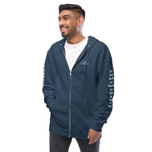 Load image into Gallery viewer, 1 John 4:8 | God is Love | Unisex Fleece Zip Up Hoodie
