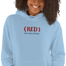 Load image into Gallery viewer, RED | Words of Christ | Unisex Hoodie
