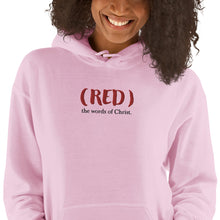 Load image into Gallery viewer, RED | Words of Christ | Unisex Hoodie
