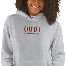 Load image into Gallery viewer, RED | Words of Christ | Unisex Hoodie
