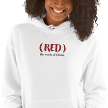 Load image into Gallery viewer, RED | Words of Christ | Unisex Hoodie
