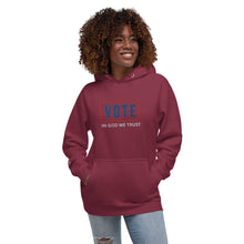 Load image into Gallery viewer, VOTE | IN GOD WE TRUST | Unisex Hoodie
